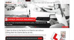 Desktop Screenshot of coveredlearnerdriver.com